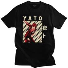 Camisetas De Yato Noragami Stray God para hombre, camisa de Manga corta de Anime japonés, 100% algodón, Harajuku, Merch 2024 - compra barato