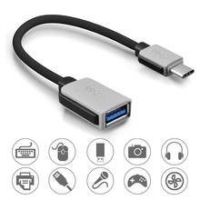 Cable trenzado de nailon USB 3,1 tipo C macho a USB hembra, Cable de sincronización de datos, adaptador USB OTG, Cable de transferencia de datos de alta velocidad 2024 - compra barato