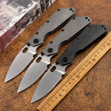 SMF EX folding knife D2 blade TC4 titanium alloy handle outdoor tactical defense hunting camping EDC tool knife 2024 - buy cheap