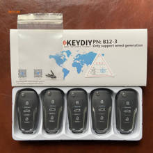 Riooak keydiy 5 pçs kd B12-3 3 botão b série universial remoto para kd900/KD-X2/urg200/kd mini/kd200 b série remoto ford fusão 2024 - compre barato