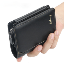 Мужской кошелек baellerry, короткий кошелек на молнии, с карманом для монет, для визиток и карточек, 2021 2024 - купить недорого