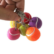 Mini pelota de tenis de resina para decoración, accesorios de tenis para Club de tenis, recuerdo para jugador, 2cm, 100 Uds. 2024 - compra barato