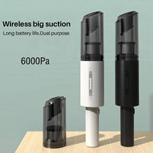 Miniaspiradora inalámbrica para coche, aspirador de mano para el hogar, 6000pa, doble uso, con carga USB 2024 - compra barato