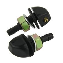 2 pcs Black Plastic Car Front Window Windshield Washer Spray Nozzle For BMW Pair 2024 - buy cheap
