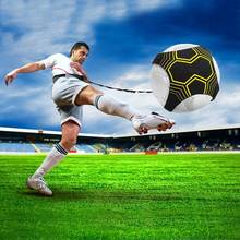 Children Soccer Training Sports Assistance Adjustable Football Trainer Ball Practice Belt Training Equipment Kick dropshipping 2024 - buy cheap