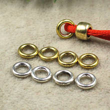 100pcs/lot Tibetan Silver/Gold loose Close Jump Rings 8mm Decoration Metal Round Connector Rings DIY Jewelry Findings Supplier 2024 - buy cheap