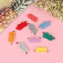 1:6 1:12 Handmade Dollhouse Miniature Accessories New Clothes Sweater for Mini Doll Knitted Woven Tops 2024 - buy cheap