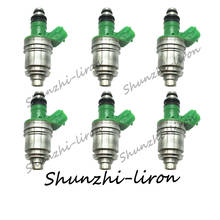 6 шт., Топливная форсунка для Suzuki Grand Vitara 99-05, подходит для Chevrolet Tracker 01- 04 2.5L V6 Nozzle JS28 7 2024 - купить недорого