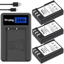 PROBTY-batería recargable ENEL9 EN EL9, Cargador USB LCD para cámara Nikon D40, D40X, D60, D3000, D5000, 7,4 V, 2400mAh, EN-EL9, 3 piezas 2024 - compra barato