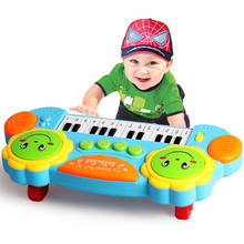 37cm Baby Keyboard Musical Instrument Toy Piano With Light And Sound Children Drum Early Learning Educational Toys For Kids Gift 2024 - buy cheap