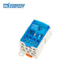 1Pc UKK250A UKK-250A Junction 1 In 11 Out Universal Wire Electrical Connector Din Rail Terminal Block Power Distribution Box 2024 - buy cheap
