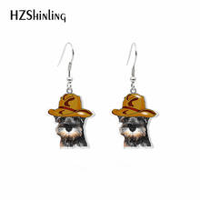 2020 New Yorkshire Terrier Earring Cute Schnauzer Acrylic Hook Earring Animal Epoxy Jewelry Earring 2024 - buy cheap