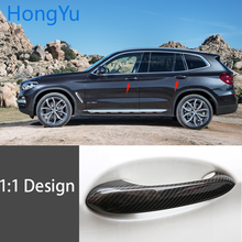 For BMW x3 G01 G08 xDrive30d X3 M40i 2018 2019 2020 Carbon Fiber Auto Door Handle Knob Exterior Trim Covers 2024 - buy cheap