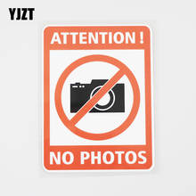 YJZT 11.1CMX14.8CM Attention PVC Decal No Photos Car Sticker Warning Signs 11B-0337 2024 - buy cheap