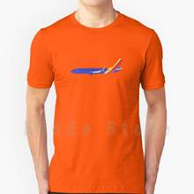 Boeing 737-800-Commercial Passenger Jet T Shirt Men Cotton Cotton S-6Xl Boeing 737 Boeing 737 800 737 737 8H4 Scimitar Winglet 2024 - buy cheap