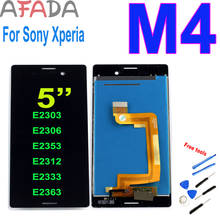Pantalla LCD táctil de 5,0 pulgadas para Sony Xperia M4 Aqua, digitalizador, E2303, E2306, E2353, E2312, E2333, E2363, SONY M4 2024 - compra barato