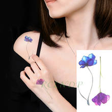 Waterproof Temporary Tattoo Sticker flower Fake Tatto Flash Tatoo Tatouage Wrist Foot Hand For Girl Women female 2024 - buy cheap
