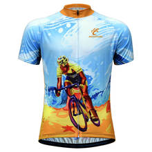 2022 New Cycling Jersey Men Short Sleeve MTB Bike Jersey Clothing Ropa Ciclismo Pro Team Summer Bicycle Jersey Maillot Ciclismo 2024 - buy cheap