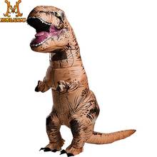 Molezu Halloween Inflatable T-Rex Dinosaur Costume Halloween Blow Up Deluxe Dinosaur Fancy Dress Costume Props 2024 - buy cheap