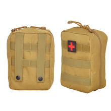 Bolsa de primeros auxilios Molle para acampar, bolsa médica de supervivencia EMT, bolsa de emergencia para caza al aire libre, paquete táctico de escalada de nailon de gran tamaño 2024 - compra barato