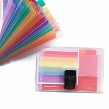 13 Pocket Folder Office Expanding File Colorful A6 File Organizer Document Lot 2024 - buy cheap