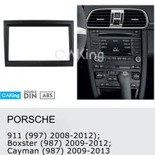 Car Fascia Radio Panel for PORSCHE 911 (997) 2008-2012; Boxster (987) 2009-2012; Cayman (987) 2009-2013 Dash Kit Install Plate 2024 - buy cheap