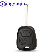 jingyuqin 2/3/4 Buttons Car Key Shell Case Fob For Citroen C1 C2 C3 C4 XSARA Picasso For Peugeot 307 107 207 407 2024 - buy cheap