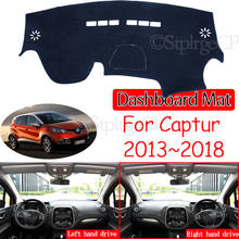 for Renault Captur 2013~2018 Samsung QM3 Anti-Slip Mat Dashboard Cover Pad Sunshade Dashmat Car Accessories 2014 2015 2016 2017 2024 - buy cheap