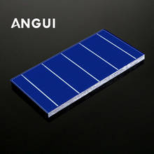 Panel Solar fotovoltaico, célula Solar PV, 100W, Kit de bricolaje, 39, 52, 78, 100X125MM, cable de soldadura, bolígrafo de flujo monocristalino, 125 Uds. 2024 - compra barato