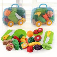 Kitchen Toys Children Cutting Fruit Set Pretend Play Accessories Artificial Fruit Vegetable Play Food Toy Kitchen 2024 - buy cheap