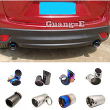 Car Muffler Back End Pipe Exhaust Tip Tail Outlet Vent For CX-5 2012-2021/CX-3 2017-2021/CX-4 2016-2021/CX-30 2019-2021 2pcs 2024 - buy cheap