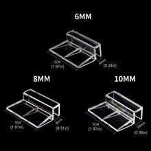 Clipes acrílicos para aquário de peixes, tampa de aquário de acrílico 2021 novo, 10 peças, 6mm/8mm/10mm 2024 - compre barato