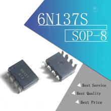 10PCS 6N137S SOP8 6N137 High speed optocoupler High Speed 10MBd LogicGate Output New Original 2024 - buy cheap