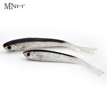 MNFT-señuelo de pesca de plástico para agua salada, señuelo de pesca de 7,5/10/13cm/1,8g/4g/7g, ojos 3D, señuelo de silicona fría Swimbaits, 6 unids/lote 2024 - compra barato