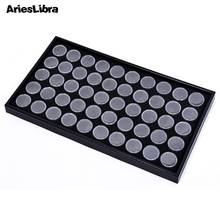 AriesLibra-50 macetas para Nail Art, contenedor de cuentas de diamantes de imitación en polvo con purpurina vacía, caja para presentación de joyas, caja de decoración de uñas 2024 - compra barato