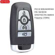 KEYECU Smart 4B Remote Key Fob 315MHz/433MHz/868MHz /433.92MHz for Ford Mustang 2017-2018 P/N:164-R8159 FCCID: M3N-A2C931423 2024 - buy cheap