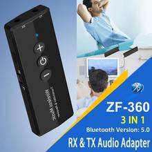 Wireless Bluetooth 5.0 Audio Transmitter Receiver 3-in-1 Audio Wireless Adapter for Home TV Headphone 2024 - buy cheap