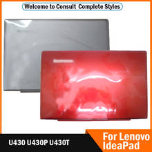 Оригинальная новая задняя крышка для ноутбука Lenovo IdeaPad U430 U430P U430T без прикосновения 90203118 серебристый/красный 2024 - купить недорого