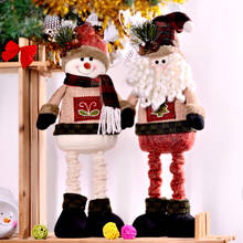 Muñeca telescópica extensible para decoración de Navidad, muñeco colgante para decorar el árbol de Navidad, ideal para regalo de Año Nuevo, 2021 2024 - compra barato