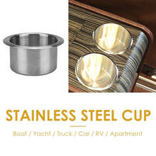 1pc 10pcs Stainless Steel Cup Drink Holders Portable Durable Cup Organizer for Car Marine Yacht Truck RV Camper 2024 - buy cheap