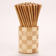 Palillos de madera de bambú Natural hechos a mano, palillos chinos saludables para picar carbonización, palitos reutilizables para comida, vajilla para el hogar, 1 par 2024 - compra barato