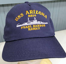 Printed USS Arizona Pearl Harbor Snapback Baseball Cap Hat Original 2024 - buy cheap