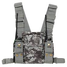 Airsoft Radio Shoulder Holster Vest Tactical Chest Harness Holder Chest Rig Vest for Hunting Paintball 2024 - buy cheap