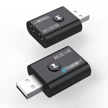 YET-TR6 adaptador inalámbrico 2 en 1, transmisor y receptor de Audio con Bluetooth 5,0, USB, para ordenador, TV, portátil, altavoz y auriculares 2024 - compra barato