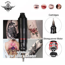 Новая профессиональная роторная тату-ручка, тихий швейцарский мотор, тату-пистолет, Перманентный макияж, машина для татуировок художников и начинающих 2024 - купить недорого