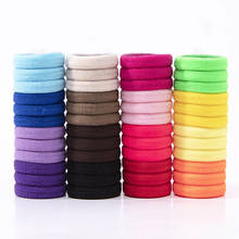 New 50pcs/Lot Girl 3.0 CM Nylon Elastic Hair Bands Rubber Bands Scrunchies Hair Ropes Ponytail Holder Hair Accessories Wholesale 2024 - buy cheap