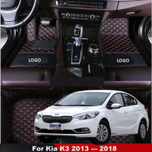 Esteira do Assoalho do carro Para Kia Cerato K3 2013 2014 2015 2016 2017 2018 Estilo Do Carro Tapetes Personalizados Auto Interior Acessórios de Decoração 2024 - compre barato