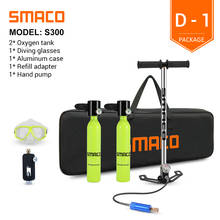 SMACO Mini Scuba Diving Tank Equipment, Dive Cylinder with 8 Minutes Capability, 0.5 Litre Capacity Snorkeling Diving Equipment 2024 - buy cheap