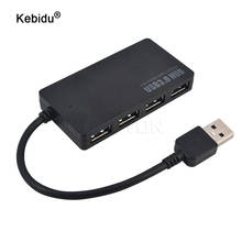 kebidu USB 3.0 Hub 4 Ports USB Splitter Adapter 5Gbps High Speed with Power Charging Interface for PC Laptop Wholesale 2024 - buy cheap