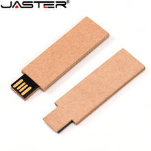 Jaster universal USB2.0 wood scalp leather chip w117 earthy yellow USB drive love USB flash drive small gift 16GB 32GB 2024 - buy cheap